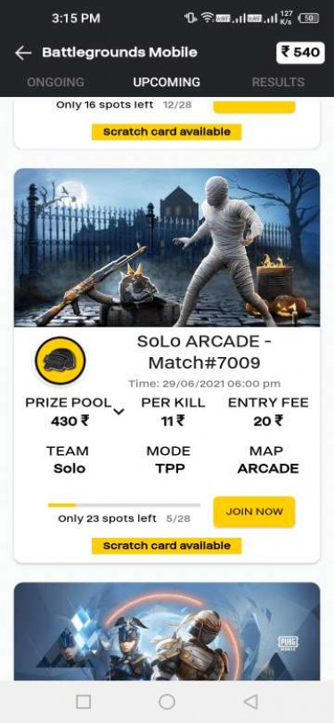 bgmi tournament app